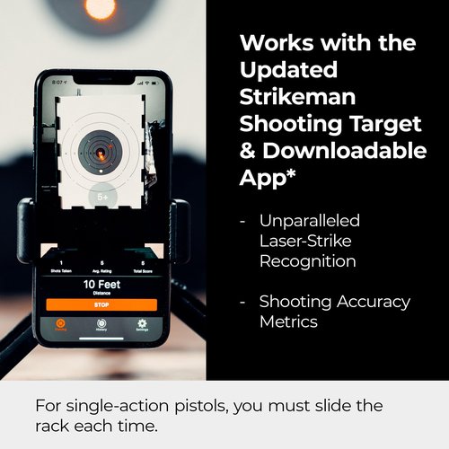 Strikeman .223/5.56 Special Marksman Kit – Ultimate Dry Fire Training Companion, All-in-One Solution Includes Carry Case, 3-Piece Target, Phone Mount w/Tripod & a Laser Cartridge