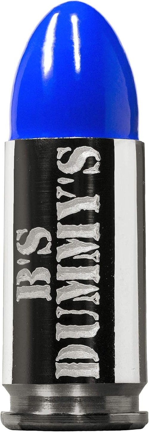 B's Dry Fire Snap Caps - A.K.A. B's Dummy's - Dummy 9mm Luger Training Caps (5 Pack) (Blue Nickel)