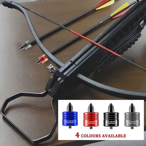 Crossbow Bolt Decocking Heads - 2 Pieces Universal Fit for Hunting and Competition Crossbow Arrows - Arrow Release for Recurve and Compound Bows& Point Crossbow Decocking Tips.