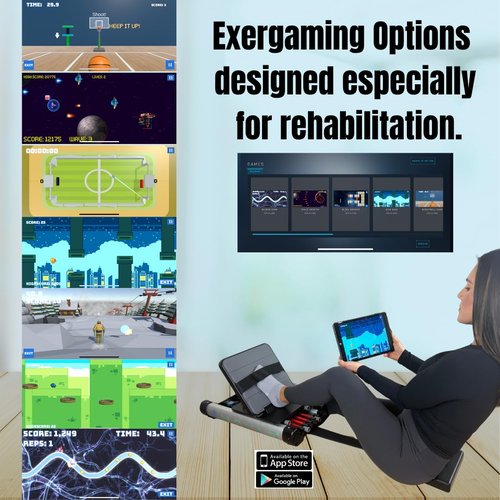 MOVAO Mini Gaming Play Sensor – Add-On Accessory for MOVAO Mini In-Bed Leg Press – Physical Therapy Biofeedback Game System for Eccentric & Isometric Strength Training
