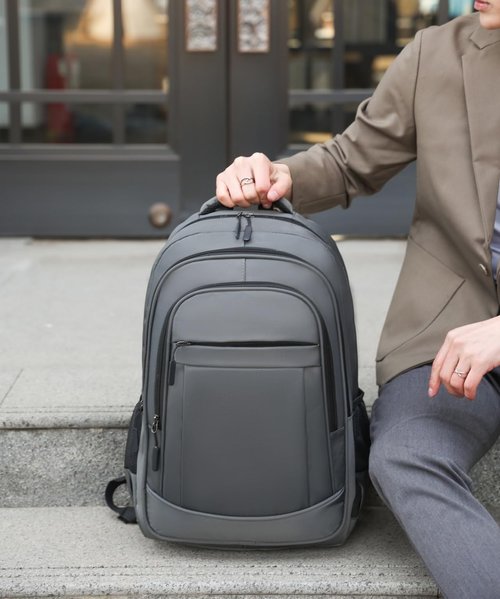 ORILOOSEN large capacity backpack, 17 "laptop backpack, casual backpacks, travel backpacks College backpack (Grey)