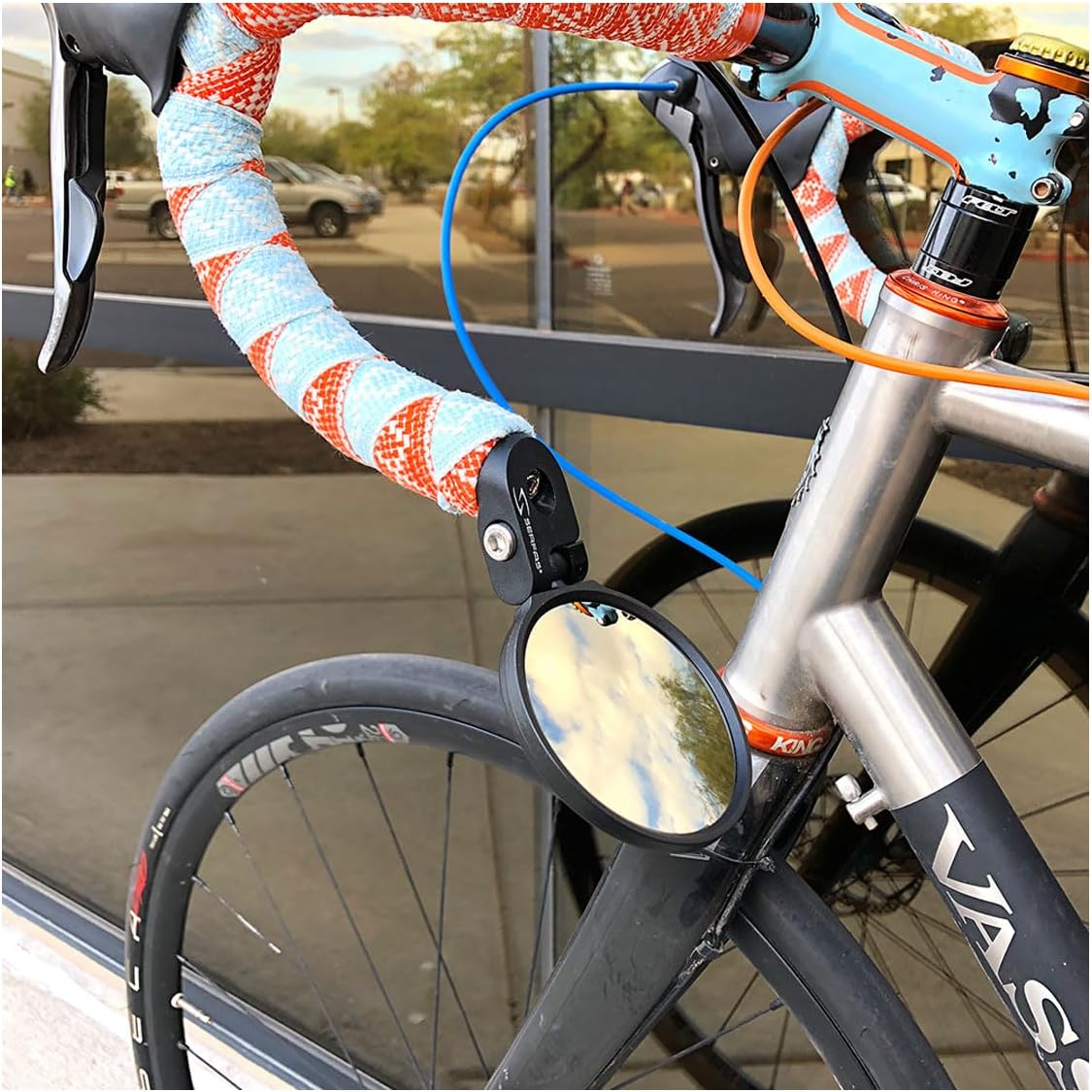 Serfas MR-2 68mm Stainless Lens Bicycle Handlebar Mirror