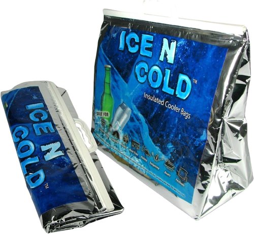Insulated Cooler Bag - X-Large 40 lbs Capacity (Pack of 1) | Lightweight & Collapsible