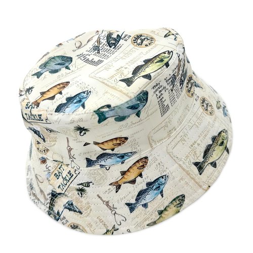 Tijuboni Fishing Bucket Hats Reversible Funny Fishing Hats for Men Embroidery Fisherman Hat Summer Outdoor Hat Unisex Double-Side-Wear