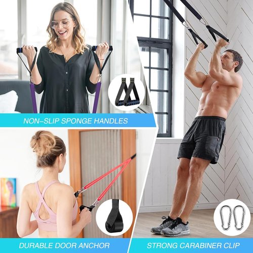 Resistance Bands, Pull Up Assist Band, Natural Latex Rubber for Workout Body Stretch Powerlifting Band Fitness Sport Training for Home Gym