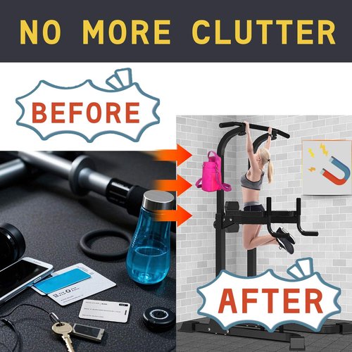 Magnetic Gym Bag Water Bottle Holder with Phone Pocket & Shoulder Strap, Sling Crossbody Pouch for Men & Women, Magnetic Bottle Carrier for Fitness, Sports, Travel, Work, Pink