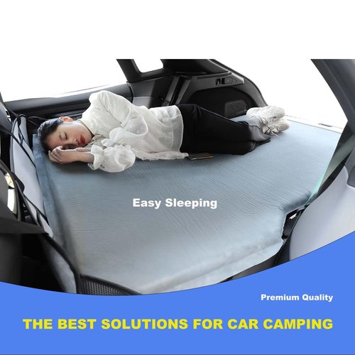 (Black) Car Camping Essentials,Increase Cargo Car Bed Space,Mattress Accessories for SUV with Flate Trunk,Tesla Model Y,RAV4,CRV,X-Trail,Outback,Highlander,Kuga,Tiguan,Cherokee,Equinox,Explorer