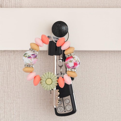 Dannir Cup Charm Beaded Making Kit, Tumbler Accessories, Keychain, Handbags Decoration Charms, Silicone Crafts for Stanley Water Bottle Art Set, Yellow Daisy