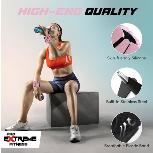 Wrist Ankle Weights Adjustable Training Intensity for Strength Training Walking Running Yoga Pilates Jogging for Women Men Set of 2