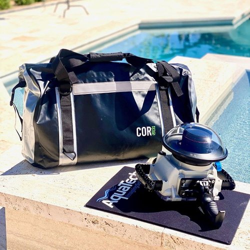 Extra Large Waterproof Duffle Travel Dry Duffel Bag | 60L Heavy Duty Gear Bag with Durable Straps & Handles for Kayaking Paddleboarding Boating Rafting Fishing