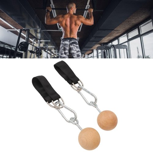 Tissting Pull Up Ball Grip, Wooden Nonslip Training Tool for Strength Enhancement - Versatile Home Gym Equipment for Arm and Hand Strengthening, Compact and Portable for Indoor and Outdoor Use