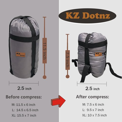 KZ Dotnz Outdoor Travel Dog Bed, Extra Durable Camping Dog Sleeping Bag, Large Portable Dog Mat, Machine Washable & Foldable,