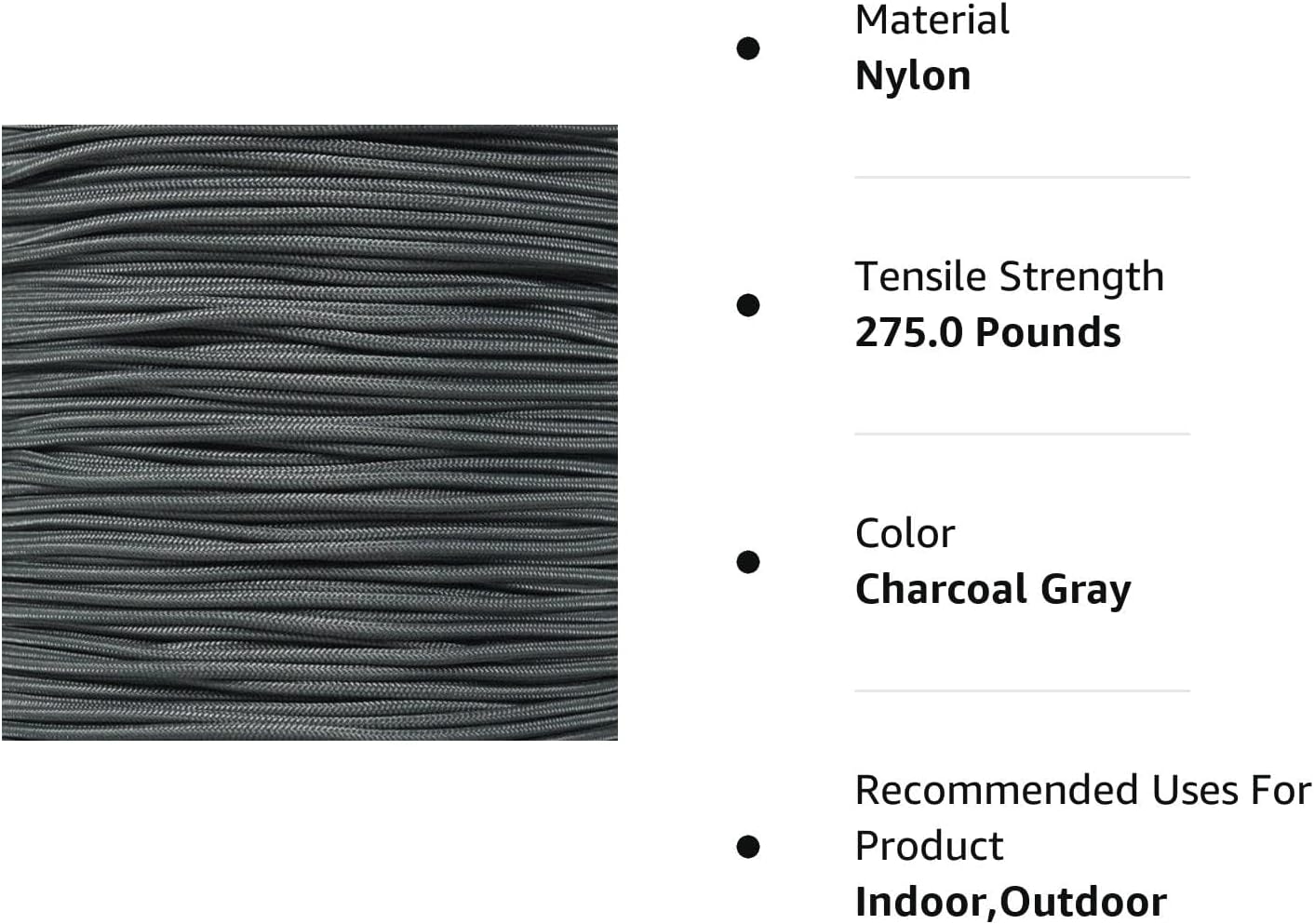 Paracord Planet 275 Paracord – Lightweight Cord for DIY Creating and Outdoors