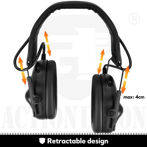 ACTIONUNION Tactical Headwear Headset No Noise Reduction (OD)