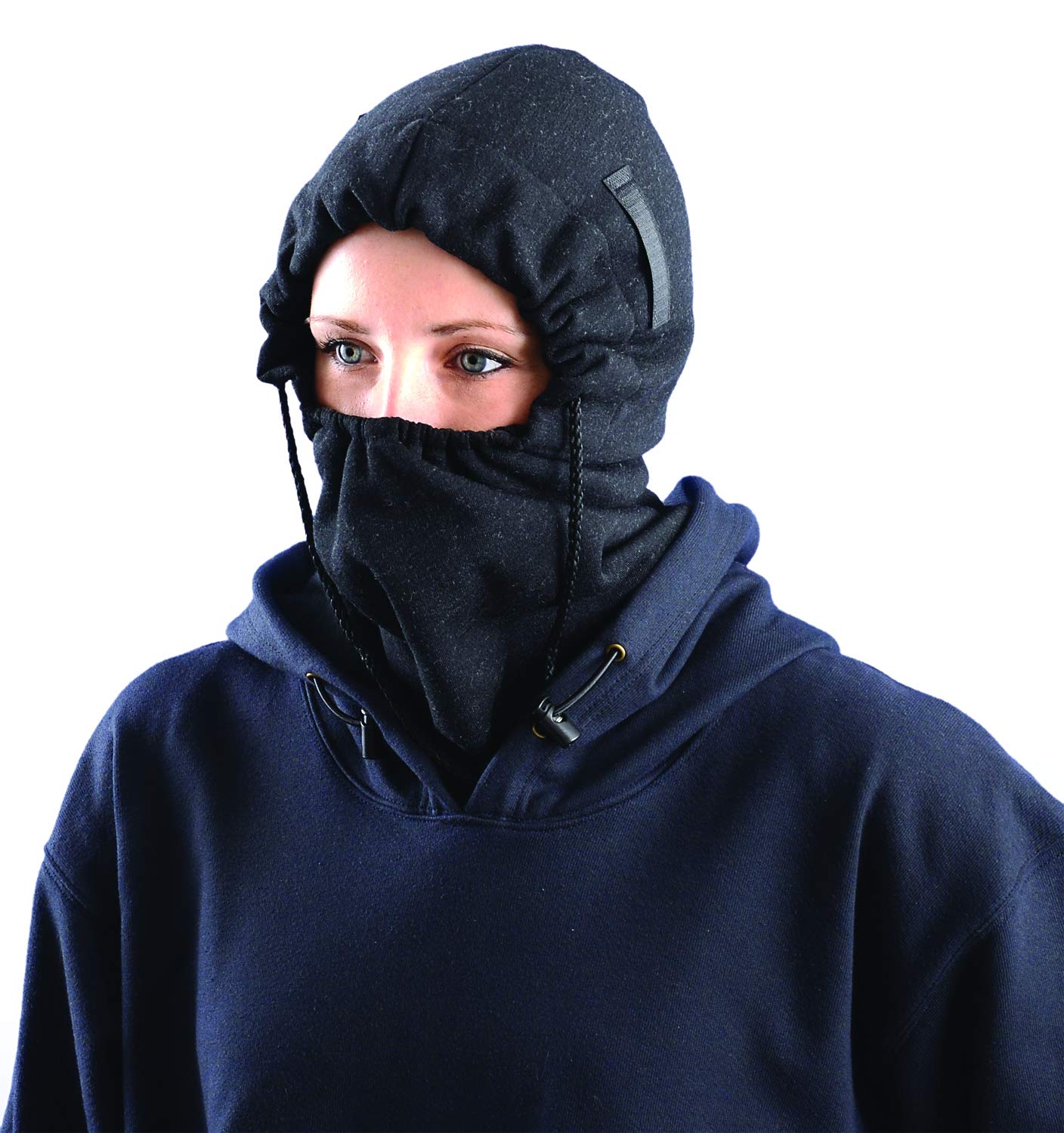 OccuNomix SFR320 Flame Resistant Hinged Balaclava, One Size Fits Most, Black
