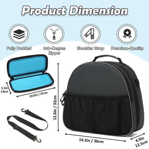 SLINRKE Scuba Regulator Bag - Diving Regulator Protective Bags Protecting and Storage Diving Gear with Adjustable Shoulder Strap