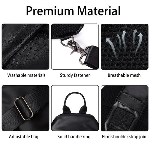 Sling Bag for Women and Men, Crossbody Bags Chest Bag Casual Cross Body Shoulder Bag Trendy Small Backpack for Women Men Travel Sports Running Hiking Walking Biking Outdoors