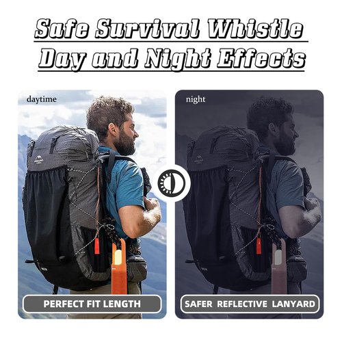 Eayson 4 Pcs Emergency Whistle-Super Loud Survival Whistle with Lanyard for Safety Alert,Boating,Swimming,Kayaking,Hiking,Camping,Hunting and Rescue Signaling (4 Pcs Red)