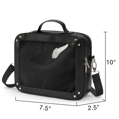STEAMEDBUN Ita Bag Crossbody Pin Display Backpack JK Uniform Bag For Anime Display