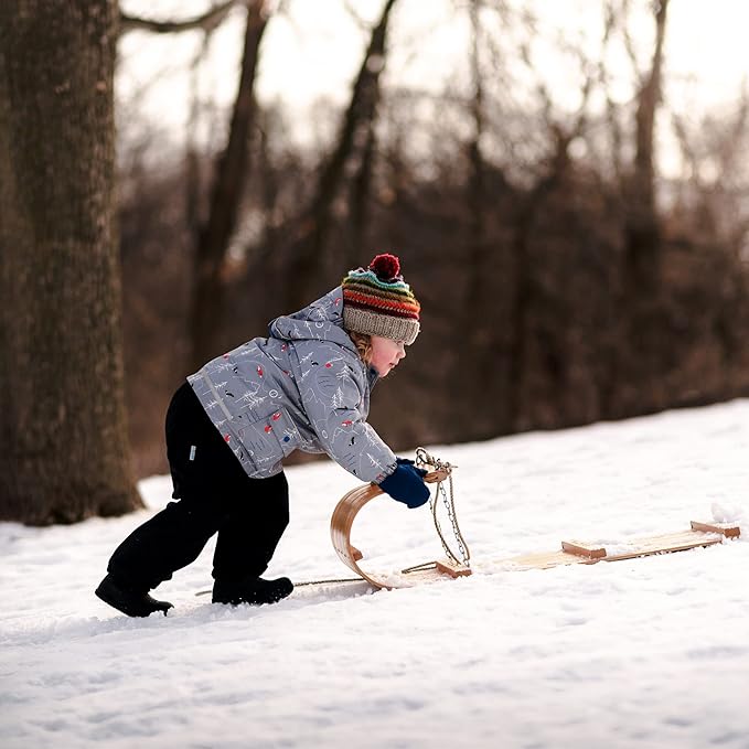 JAN & JUL Waterproof Fleece Lined Snow and Rain Pants for Toddlers and Kids
