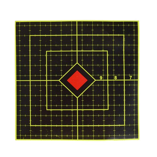 Smttezion Splatter Target 6 Inch Reactive Paper Stickers, 100 Pcs, Self Adhesive Roll Hunting Accessories for Pistol Pellet Gun Rifle Shooting Practice Outdoor or Indoor Game