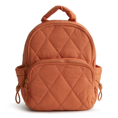 Vera Bradley Women's Small Banbury Backpack-Featherweight, Potter's Clay, One Size