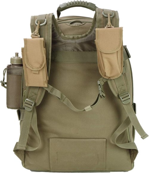 Greencity 3 Day Tactical Backpack Large Capacity Army Molle Bag Expandable Hiking Camping Hunting