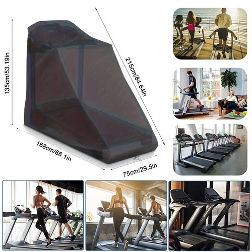 Waterproof Treadmill Cover for Outdoor Indoor Protection - One-Sizes-Fits-All Protective Dustproof Covers for Garage Running Equipment Commercial Exercise Machine - 420D Oxford Quality