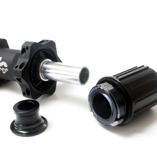 rningo Road Bike Hubs Straight Pull 24 Holes Ultralight Road Bike Disc Brake Hubset, Support Quick Release/Thru Alxe Convert HG Freehub for 8/9/10/11/12 Speed (Six Bolts)
