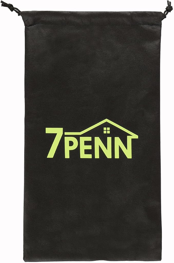7Penn Ground Anchors Screw in 4 Pack - 16 Inch Orange Spiral Dog Leash Ground Anchor Tie Down - Heavy Duty RV Canopy Stakes for High Wind Camping Tents with 475 lbs Pull Force