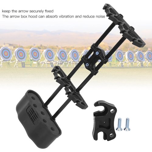 ChengyuWei Crossbow Quiver, 5 Arrow Bow Quiver, 5 Arrow Quiver, Arrow Holder, Archery Quiver, Portable Bows Holder Box for Fixed and Mechanical Arrows, for Archery Arrow Holder Hunting