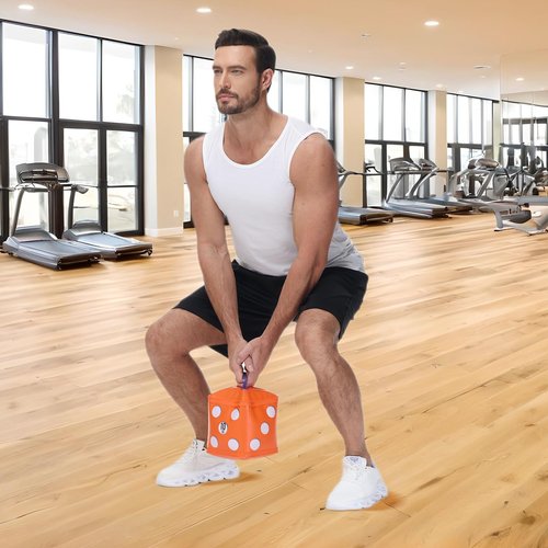 DEIRIS 10 Lbs Water-Filled Soft Kettlebell & Dumbbell Set, Portable Fitness Weights for Strength & Core Training, Non-Slip Travel Exercise Equipment for Home/Gym/Outdoor