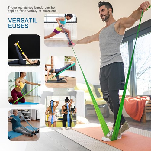 10pcs Professional Resistance Bands