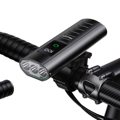 Prasky Bike Light Mount Bracket, Bicycle Headlight Handlebar Replacement Bracket, Easy to Install, Suitable for Headlights QB811