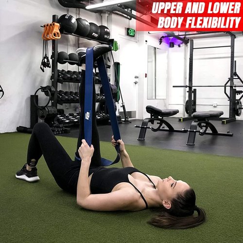 Fit Active Sports Resistance Workout Exercise Bands for Home, Gym, Stretching, Strength Training, Weightlifting, Pull Up Assist - Indoor and Outdoor Use