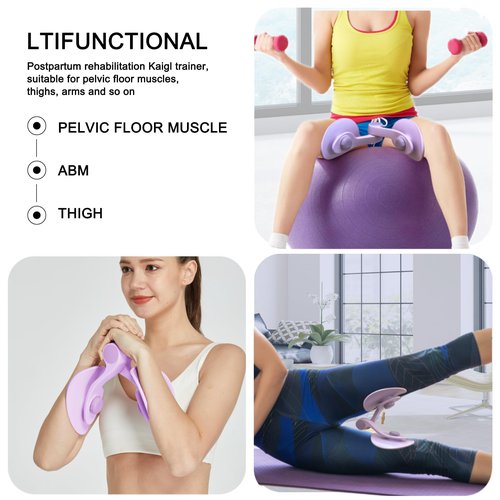 Thigh Trainer, Resistance Loop Exercise Bands, Exercise Equipment for Home Fitness, Leg Muscle Toning ,Pelvic Floor Muscle and Strength Training