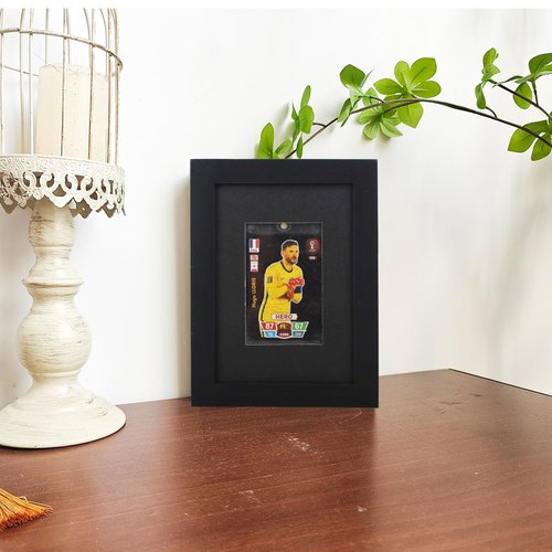 Sports Card Display Box,Trading Card Display Rack,Grading Card Display Box,Baseball Card Display Box,Comic Card Display Box,Game Card Display Box,UV Protective Frame,8“*6“(Black)