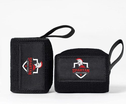 Spartan Sports Fitness Weightlifting Wrist Wraps 18" Professional Quality Wrist Support with Heavy Duty Thumb Loop - Best for Powerlifting Competition, Strength Training, Bodybuilding.