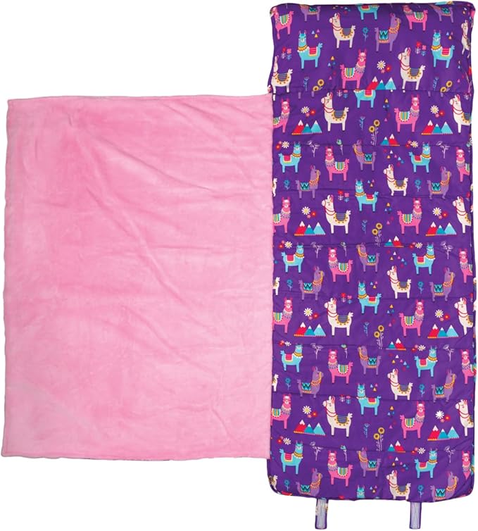Stephen Joseph, Toddler All Over Print Nap Mat with Soft Blanket and Removable Pillow for Boys & Girls, Kids Sleeping Bag for Elementary, Daycare, Preschool with Carry Handle