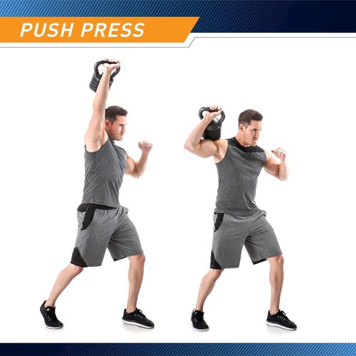 Apex Adjustable Heavy-Duty Exercise Kettlebell Weight Set Strength Training and Weightlifting Equipment for Home Gyms APKB-5009, Grey