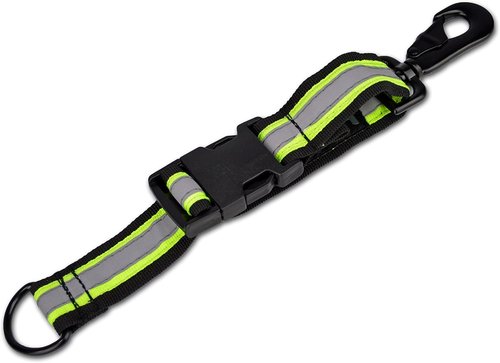 Lightning X Products Heavy-Duty Ballistic Nylon Glove Strap, Adjustable Size, Reflective Tape for Quick Access (Ideal for Firefighters, EMTs, Construction and Mechanics)