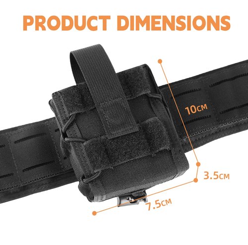 DCSZM Handcuff Pouch for Duty Belt,Molle Handcuff Holster,Handcuff Case Fit Asp Handcuff/Hinged Handcuff/Chain Handcuff/Folding Rigid Handcuff.