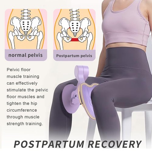 Thigh Master Kegel Pelvic Floor Muscle Training and Repair Device, Leg Beauty Clip, Leg Slimming Tool, Hip Beauty Clip, Pelvic Bone retraction Clip, Inner Thigh Clip (Purple)