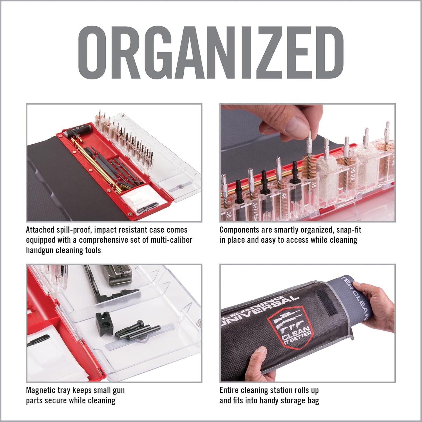 Real Avid Master Cleaning Station - Universal Gun Cleaning Kit, Choose Between Handgun or Universal Gun Cleaning Station