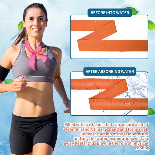 30Pcs Cooling Neck Wraps,Neck Coolers for Hot Weather,Summer Cooling Accessories,Reusable Cooling Wraps for Neck,Cooling Headband for Hiking Camping Athletes Outdoor Hot Summer for Women Men Dog
