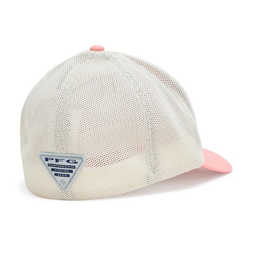 Columbia Youth PFG Mesh Ball Cap, Sorbet/Stone/Sunset Fish, One Size