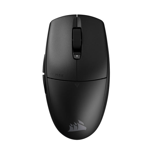 Corsair M55 Wireless Lightweight FPS Gaming Mouse โ 2.4GHz & Bluetooth โ 24,000 DPI โ Long-Lasting Battery Life โ Six Programmable Buttons โ Textured Side Grips โ Black