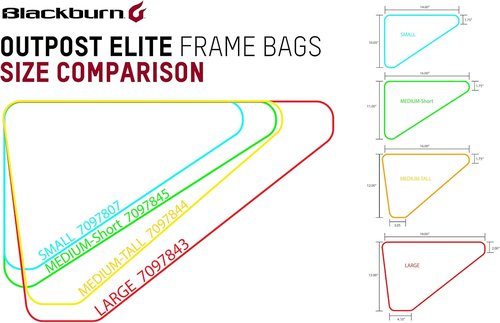 Blackburn Outpost Elite Frame Bike Bag (Grey, Large)
