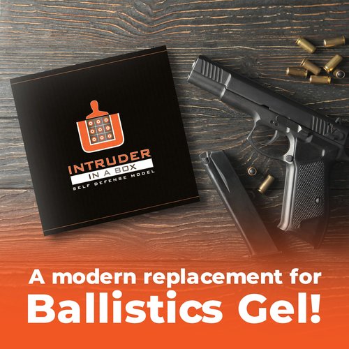 Intruder in a Box - Professional Ballistics Testing Box for Accurate and Efficient Ammunition, Bullets, and Firearms Testing - Ideal for Self Defense, Concealed Carry, and Weapons Testing