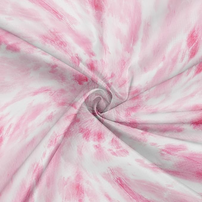 Beach Blanket Waterproof Sandproof, 10'X 9' Extra Large Oversized Beach Mat for 2-8 Adult, Quick Drying Lightweight &Compact Polyester Picnic Blankets for Outdoor, Travel, Camping, Hiking-Pink Tie-dye